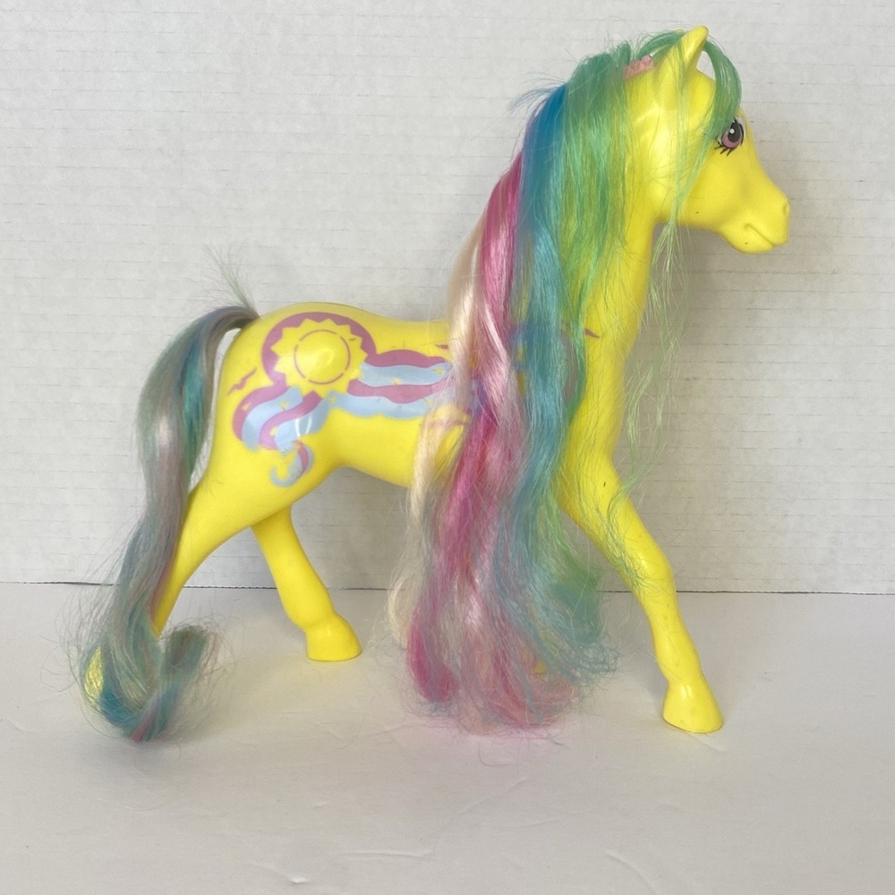 Vintage G1 My Little Pony Dream Beauties Morning Glory Hasbro Yellow 1990s Toy